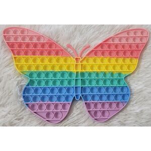 Push Pop Bubble Fidget Toy, Big Butterfly (LARGE 15x10.5)